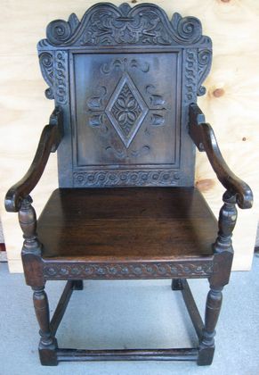 17th Century Wainscott Chair   SOLD